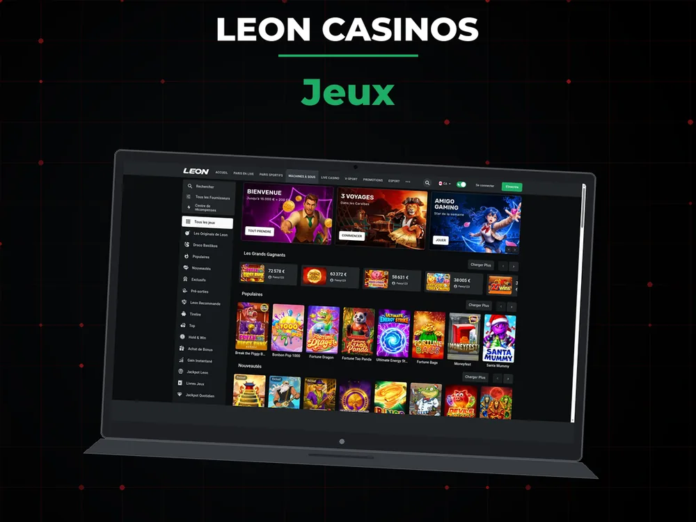 Leon casinos - Jeux