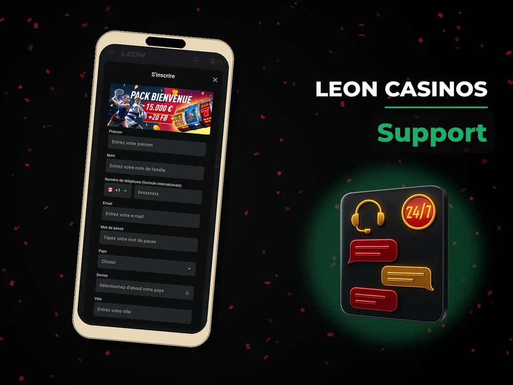 Leon casinos - Support