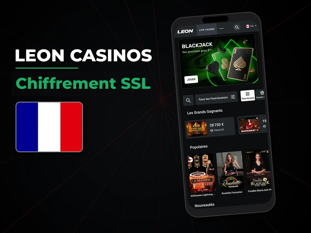 Leon casinos - Chiffrement SSL