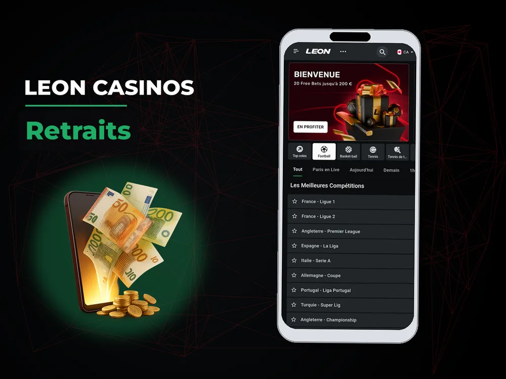 Leon casinos - Retraits