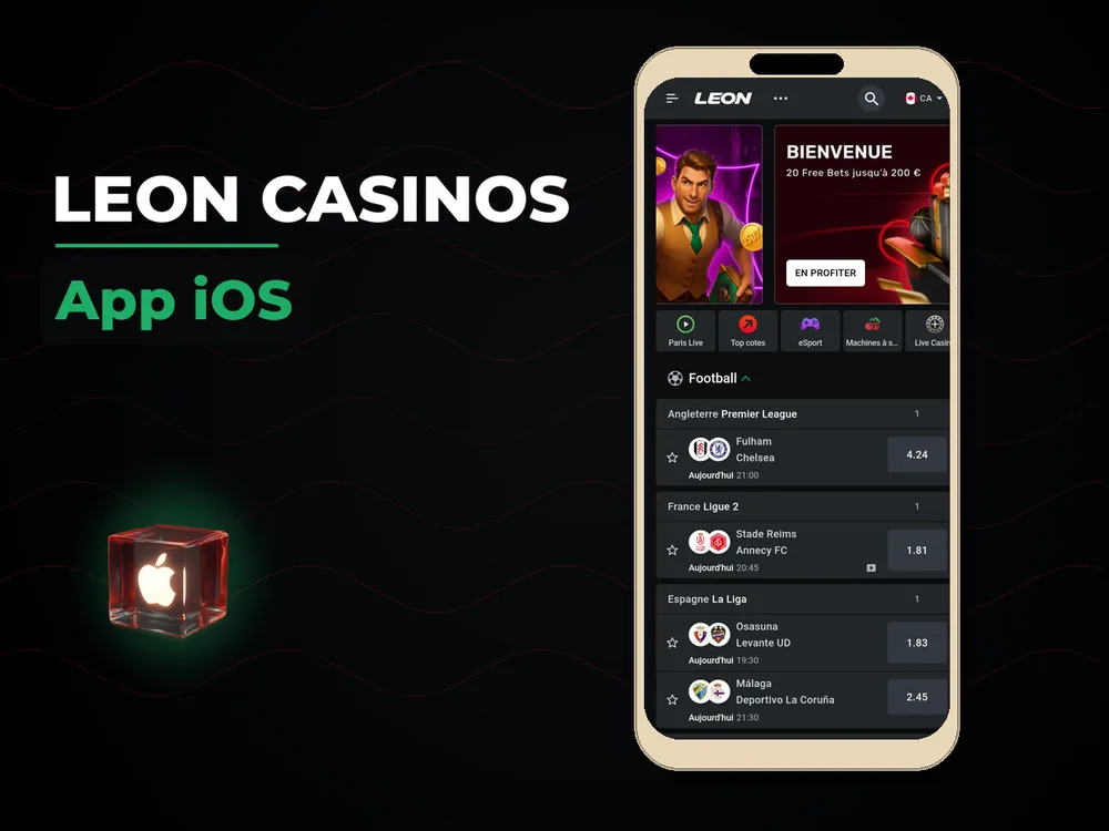 Leon casinos - App iOS