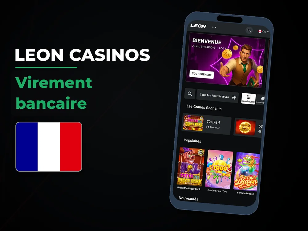 Leon casinos - Virement bancaire