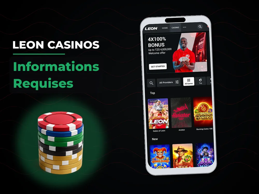 Leon casinos - Informations Requises