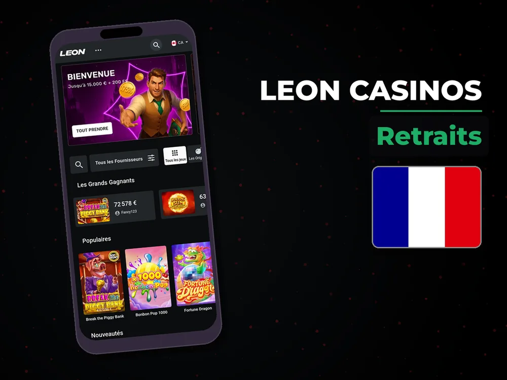 Leon casinos - Retraits