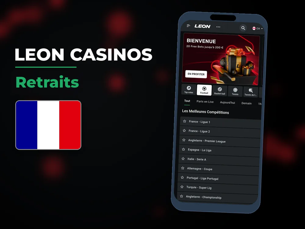 Leon casinos - Retraits