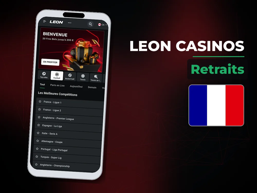 Leon casinos - Retraits